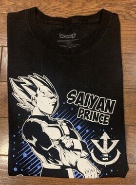 *Legit* Dragon Ball Super‎ Saiyan Prince Vegeta Proud Authentic T-Shirt Size L